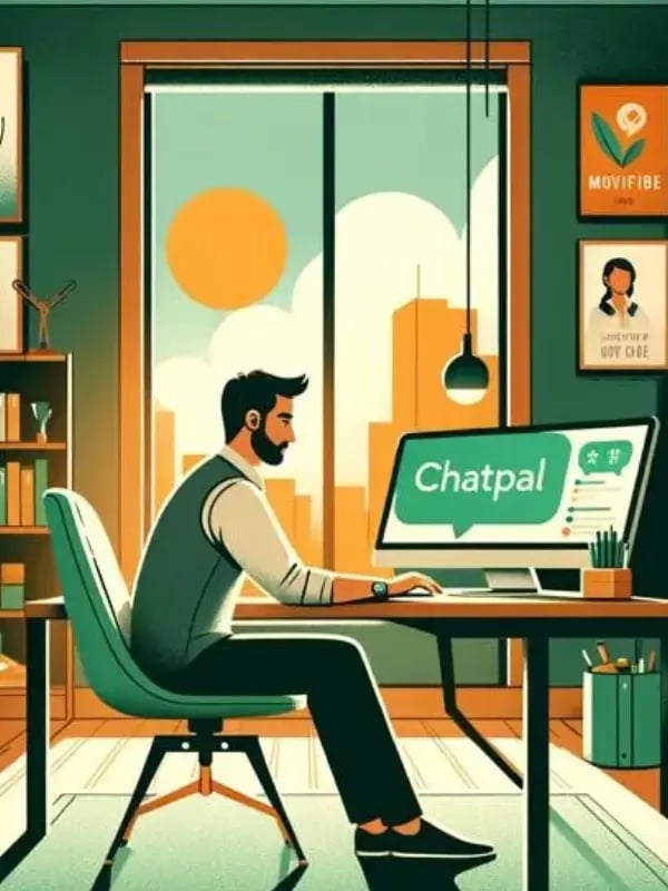 Person browsing ChatPal